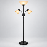 Maviq minimalist torchiere floor lamp in a modern interior
