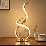 Maviq sculptural LED table lamp - front view